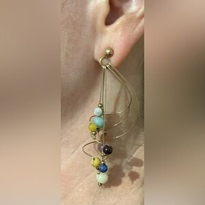 Semi Precious Bead Earrings